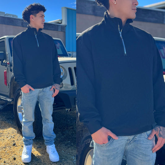 California Casual Black Sweatshirt
