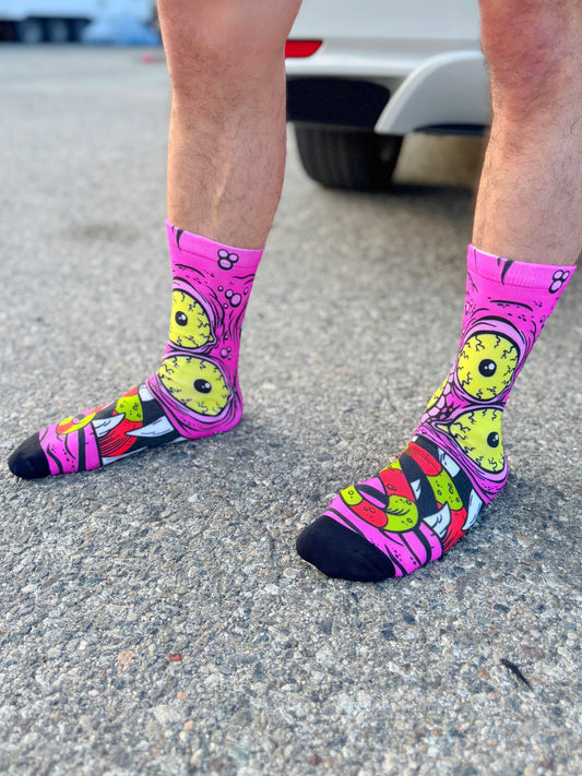 Lookin’ Loco Pink Socks