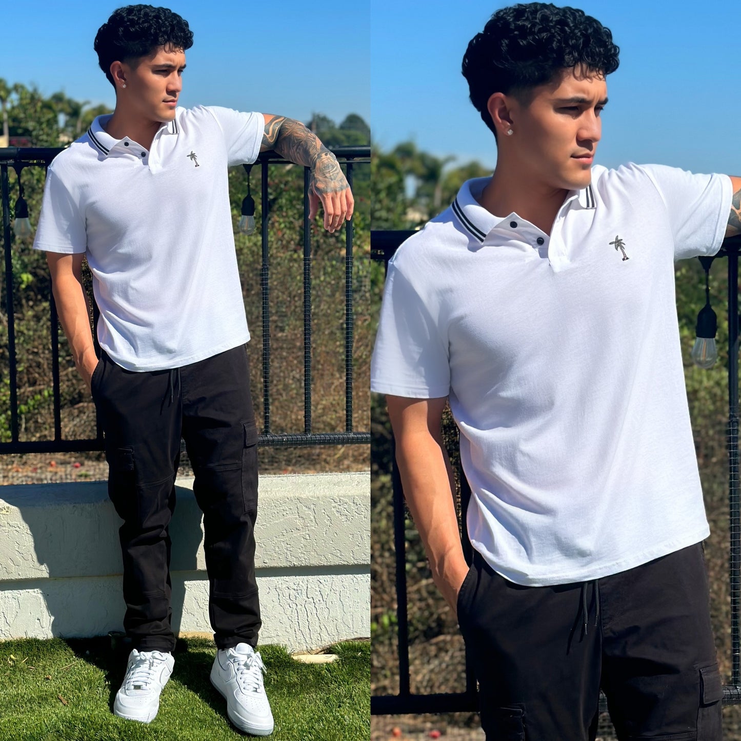 FINAL SALE Pacific Palm 🌴 Polo Shirt