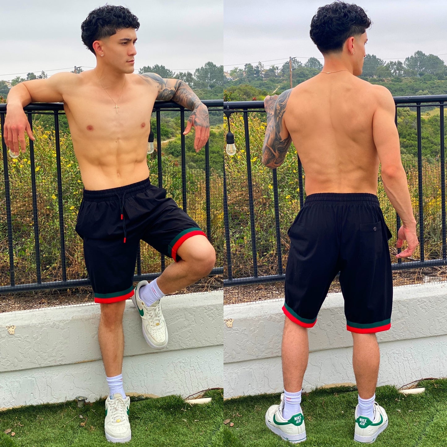 Black Roma Shorts 🇮🇹