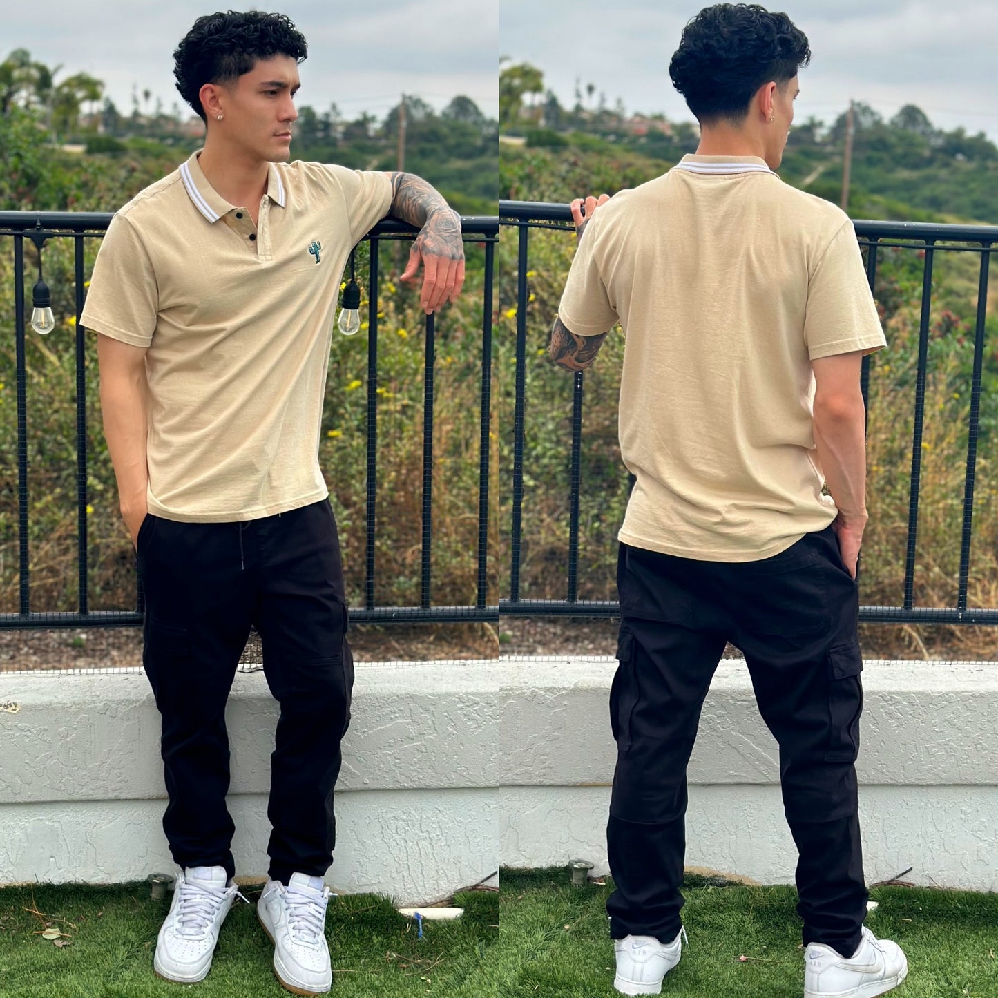 FINAL SALE Cali Cactus 🌵 Desert Polo Shirt