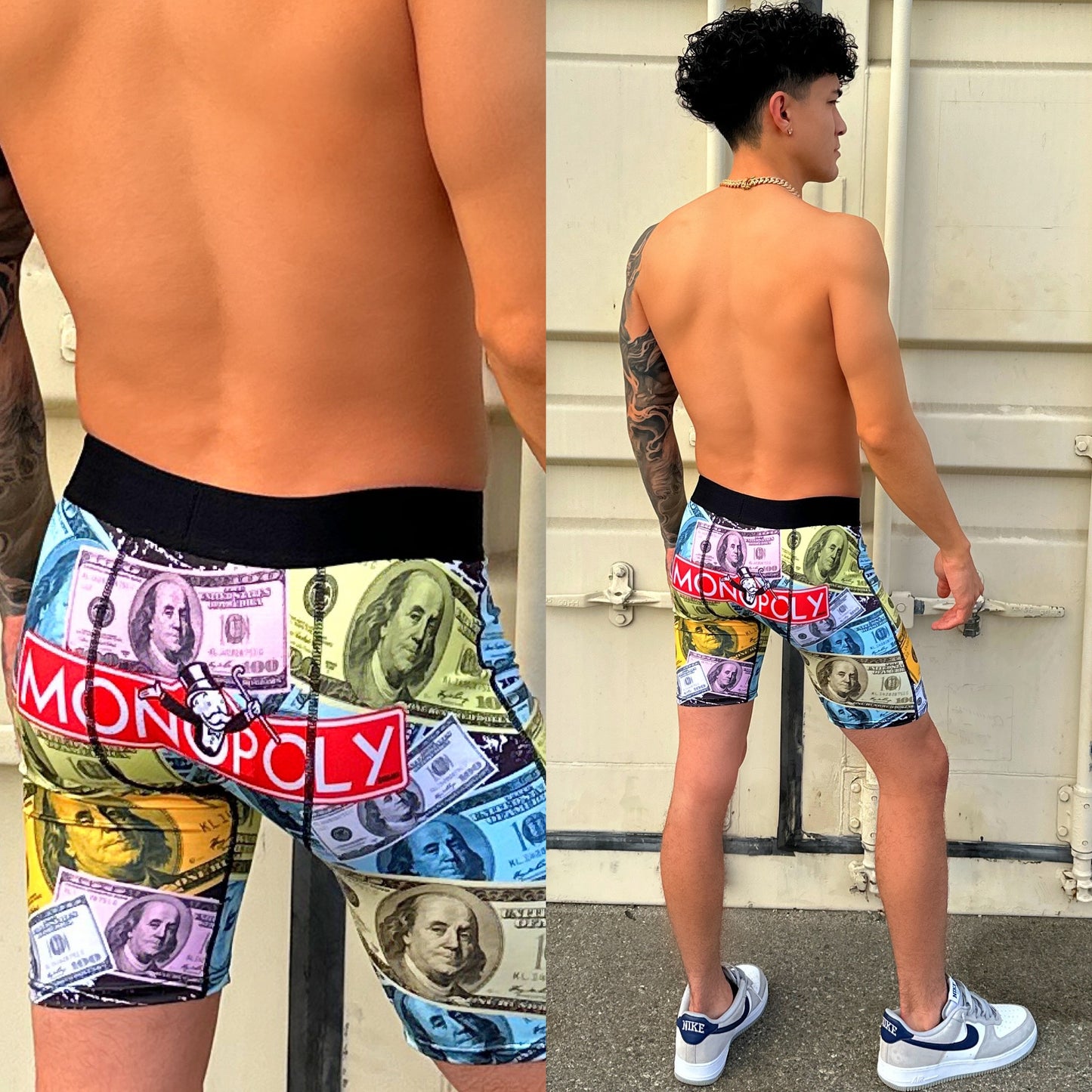 Monopoly Boxers, Back Side
