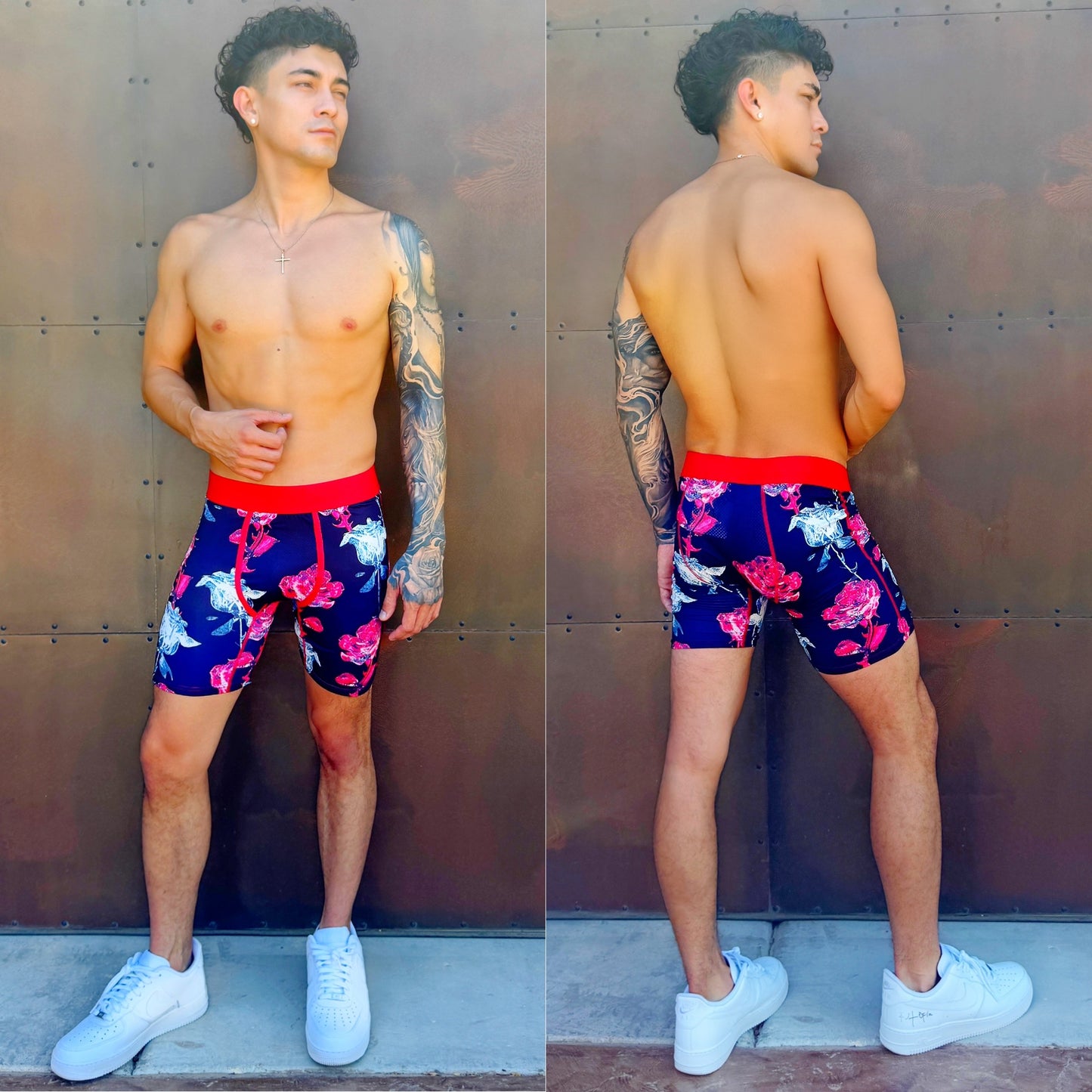 Crimson Chrome Red Rose Boxers – Bold Style Meets Everyday Comfort 🌹