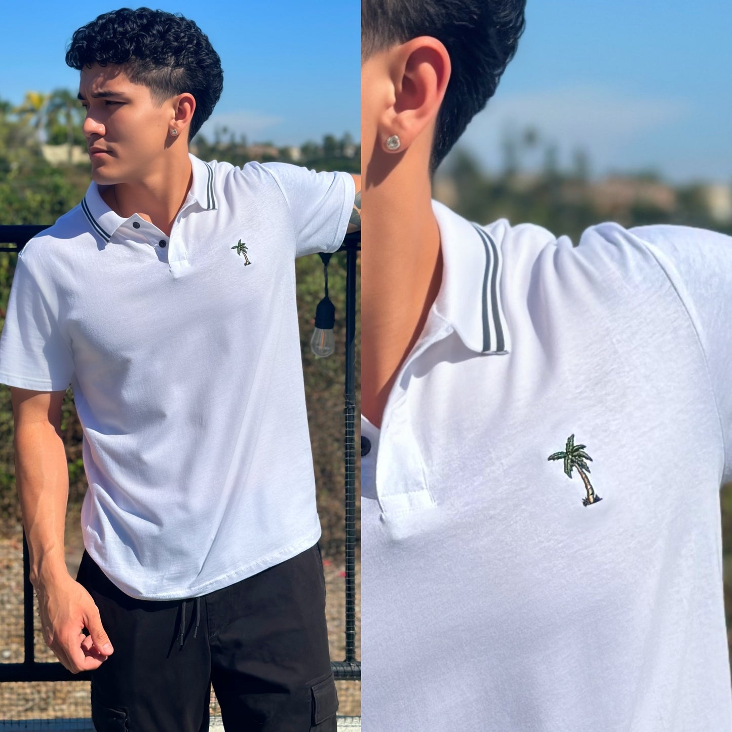 FINAL SALE Pacific Palm 🌴 Polo Shirt