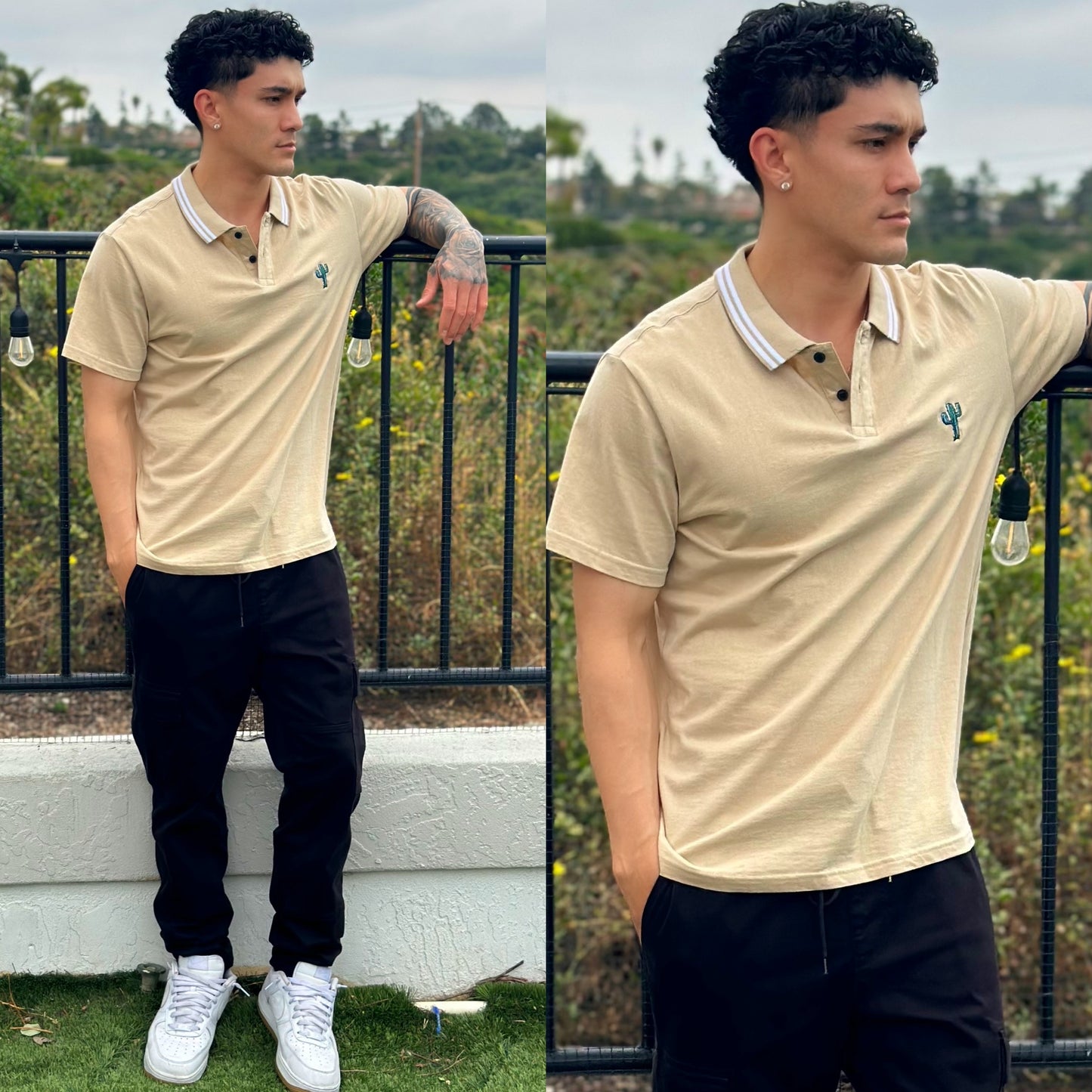 FINAL SALE Cali Cactus 🌵 Desert Polo Shirt