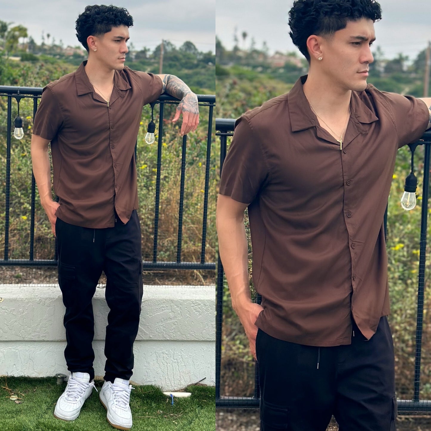 FINAL SALE Boardwalk Brownies Button Up