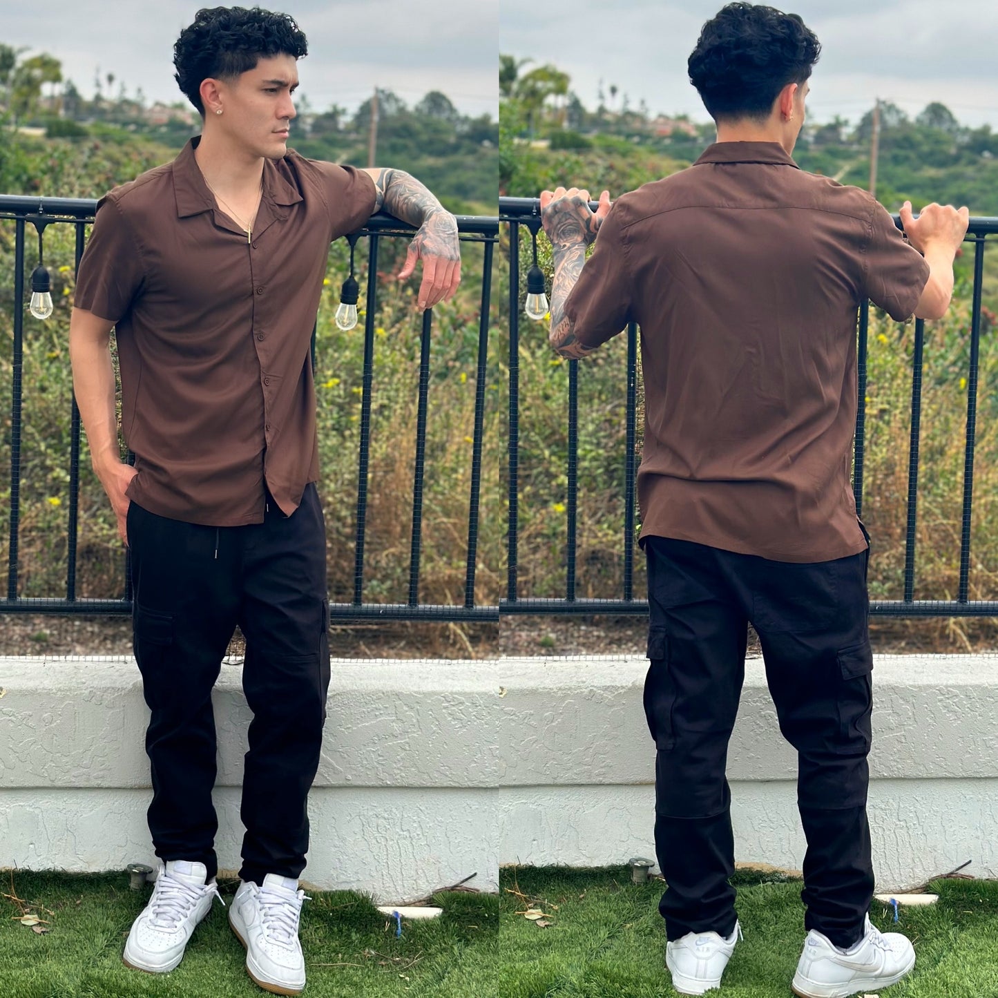 FINAL SALE Boardwalk Brownies Button Up
