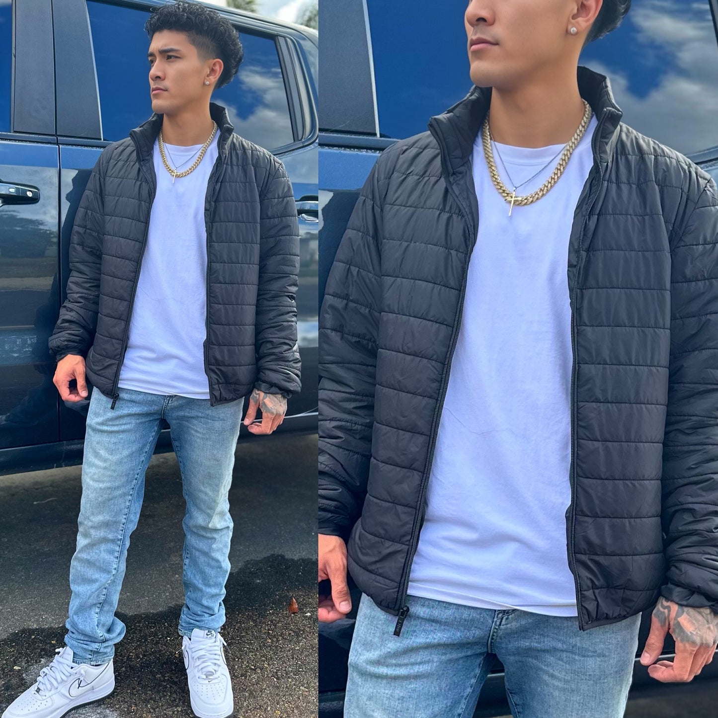 FINAL SALE Cali Black Puffer Jacket
