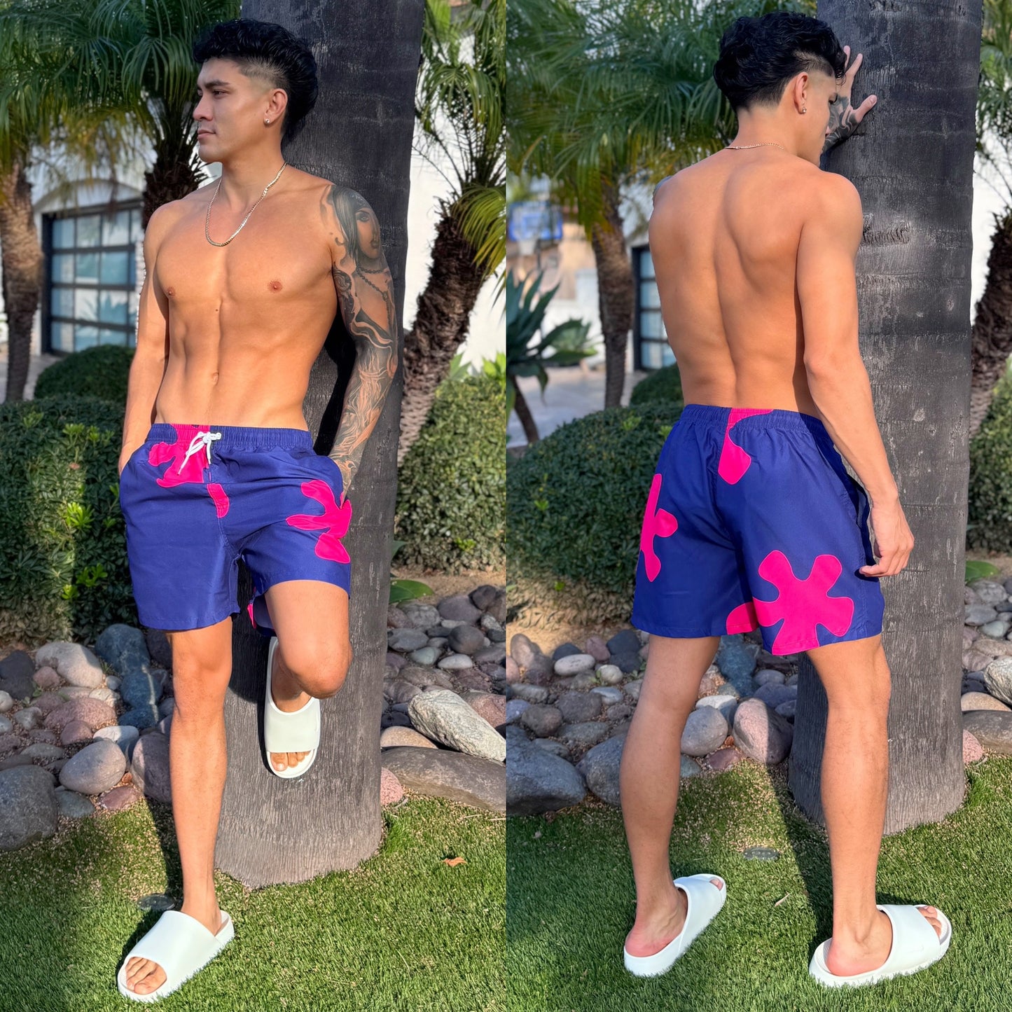Shorts de baloncesto negros casuales de la costa oeste