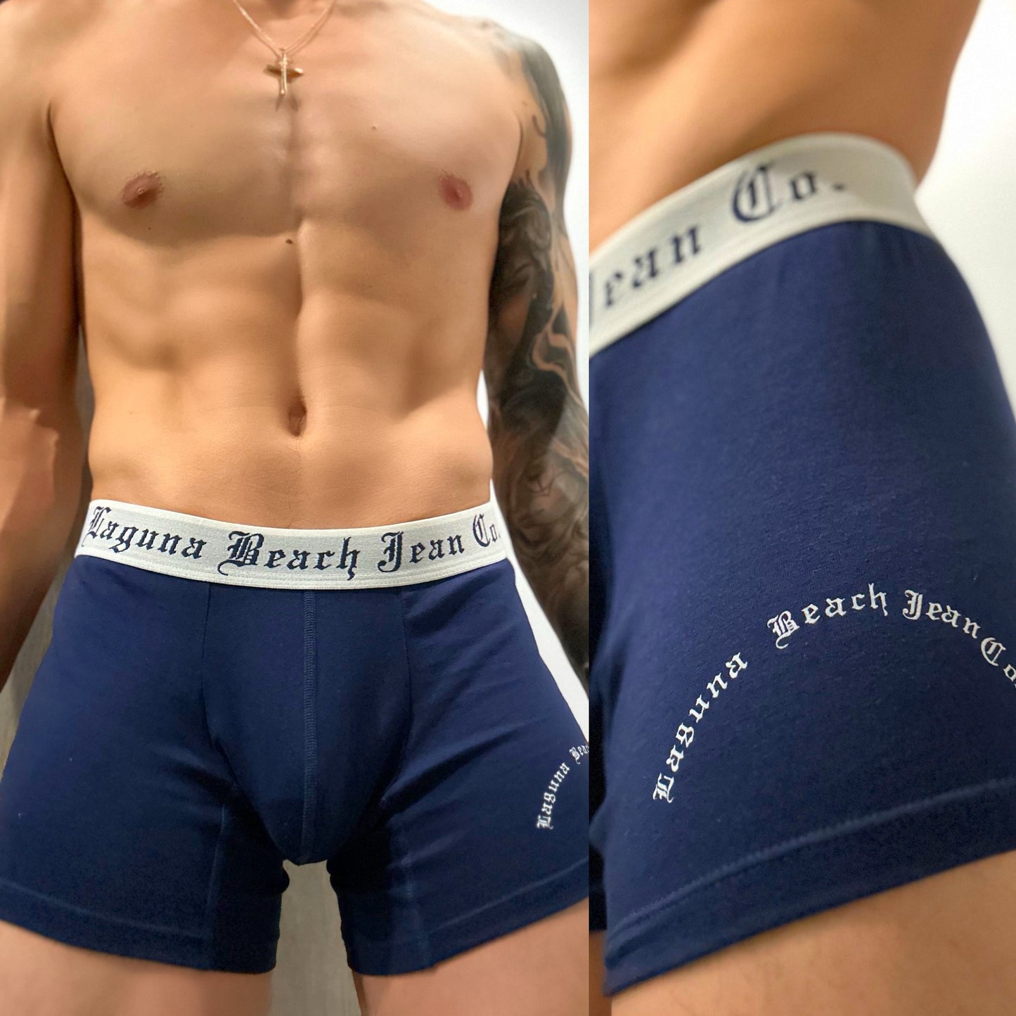 FINAL SALE Navy Blue Laguna Beach Jean Co. Boxer Briefs