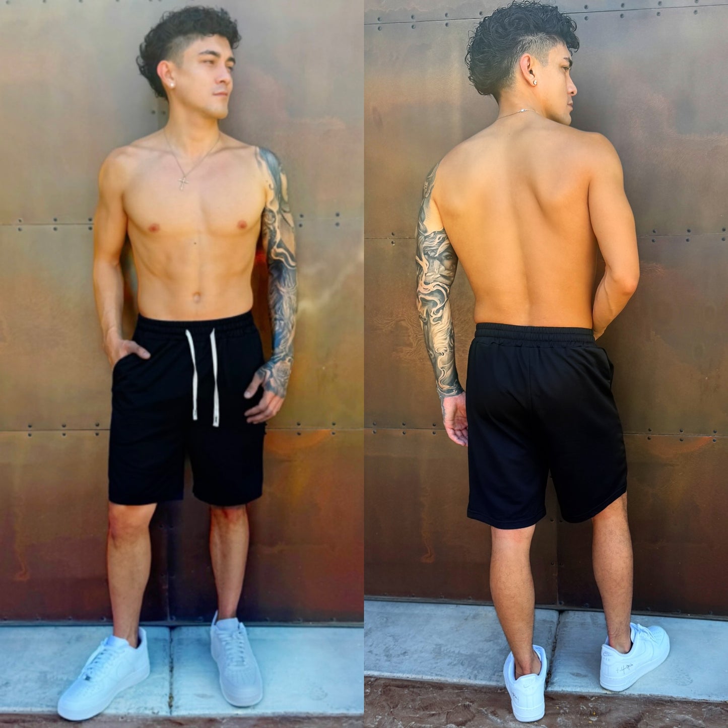 Cali King Black Sweatshorts