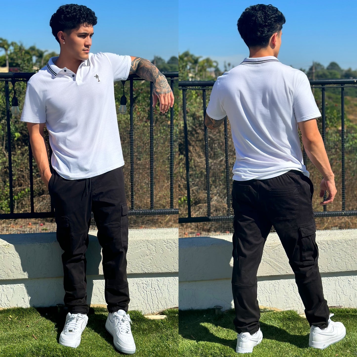FINAL SALE Pacific Palm 🌴 Polo Shirt