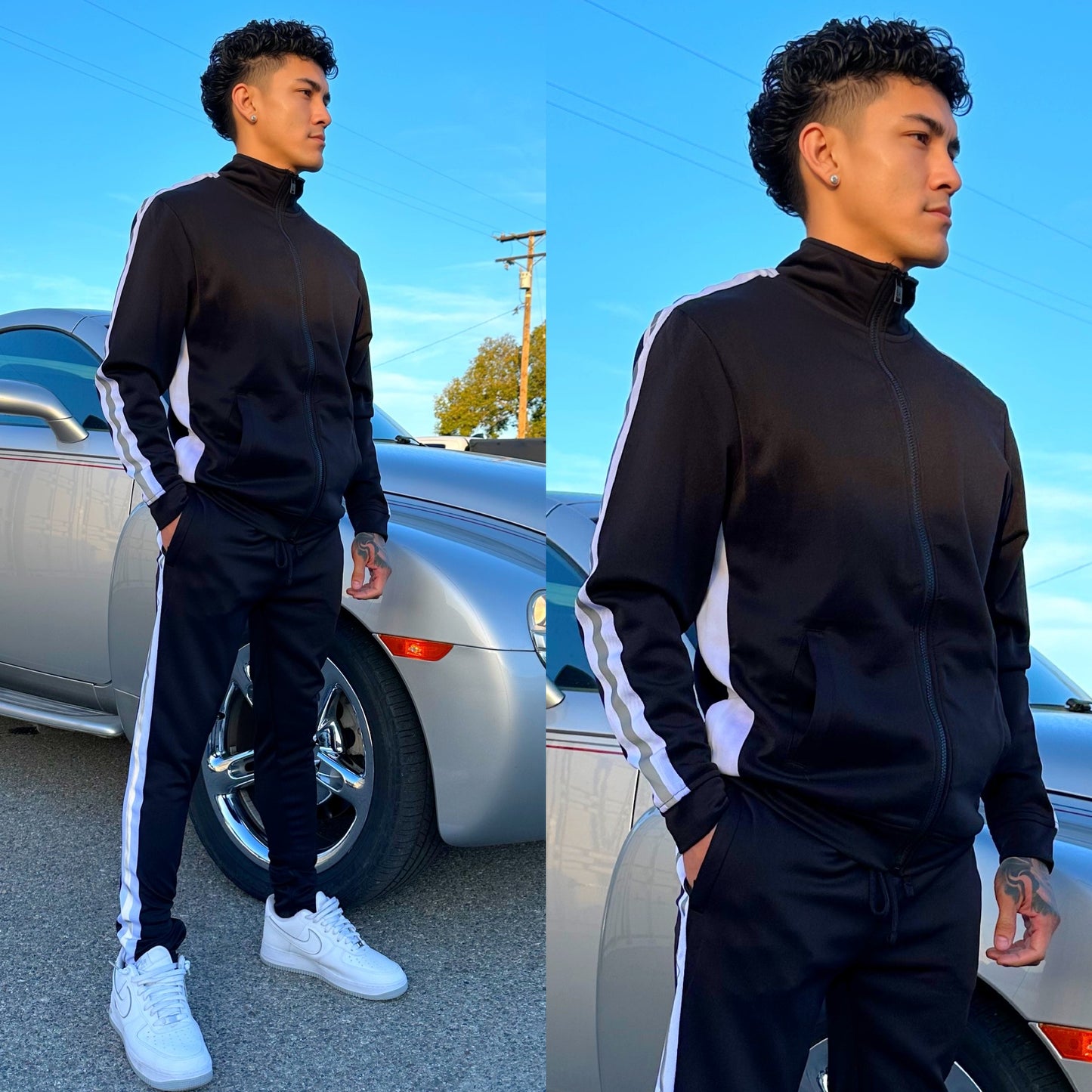 FINAL SALE Black Cali Racer Jacket