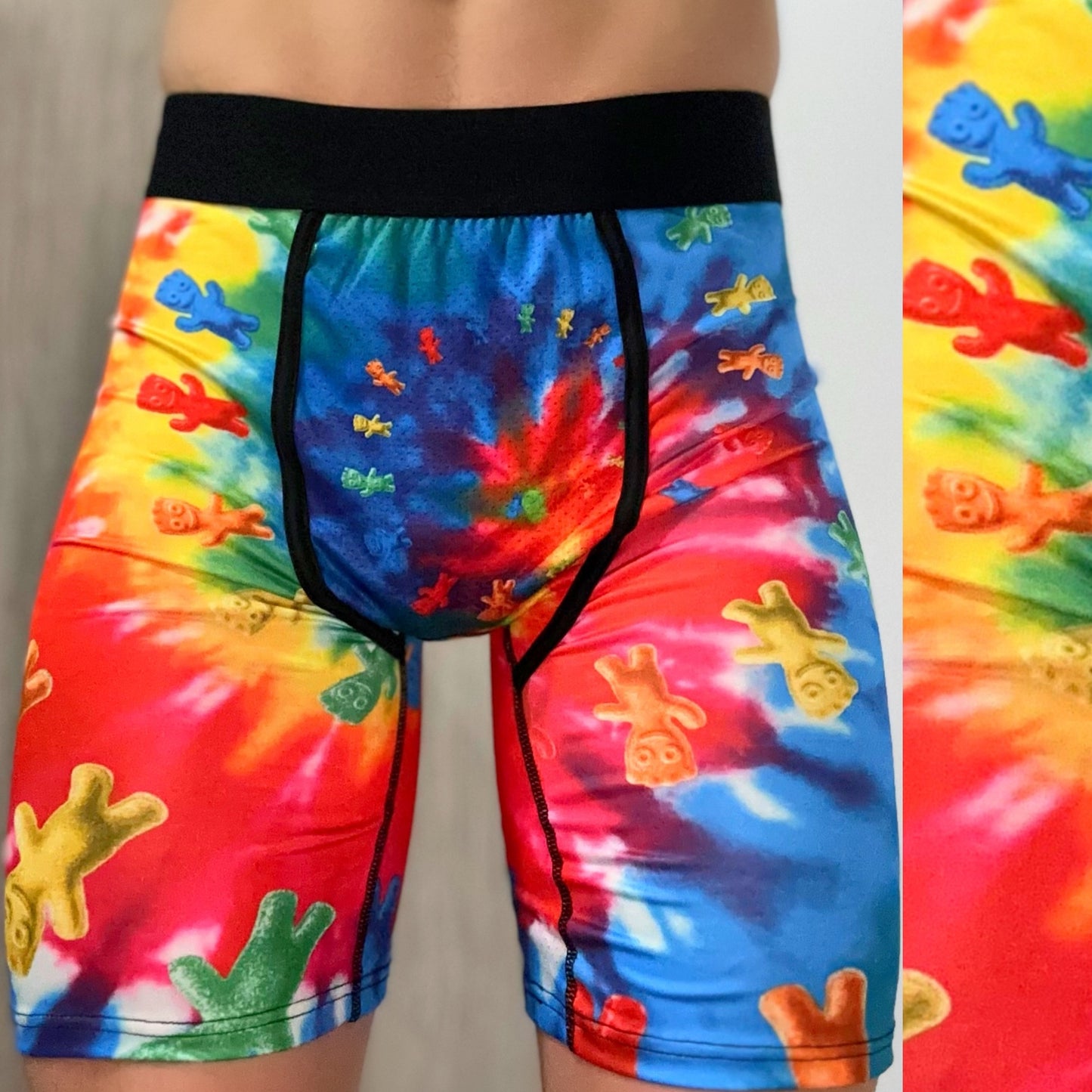 Tie Dye "Sour Then Sweet" Athletic Boxers ππ¬