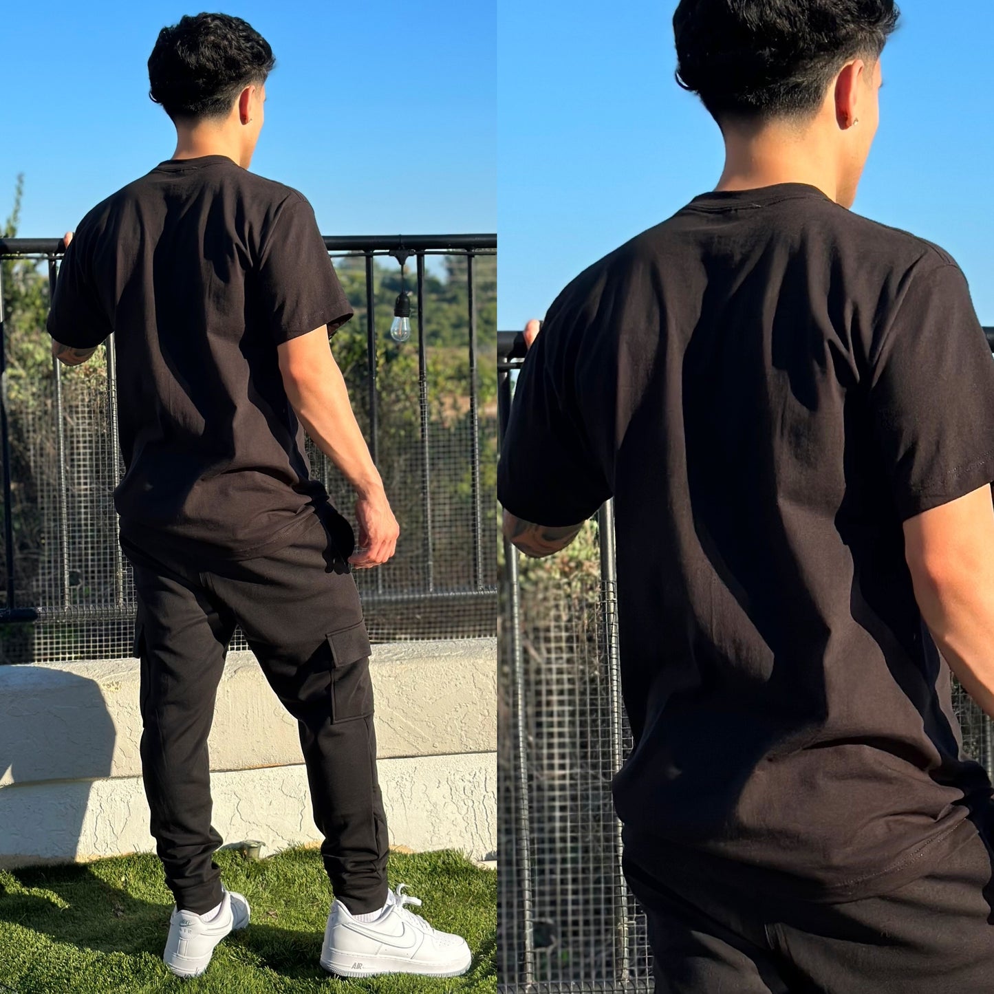 FINAL SALE "Smile Now Cry Later" Graphic Tee Black Crew Neck T-Shirt