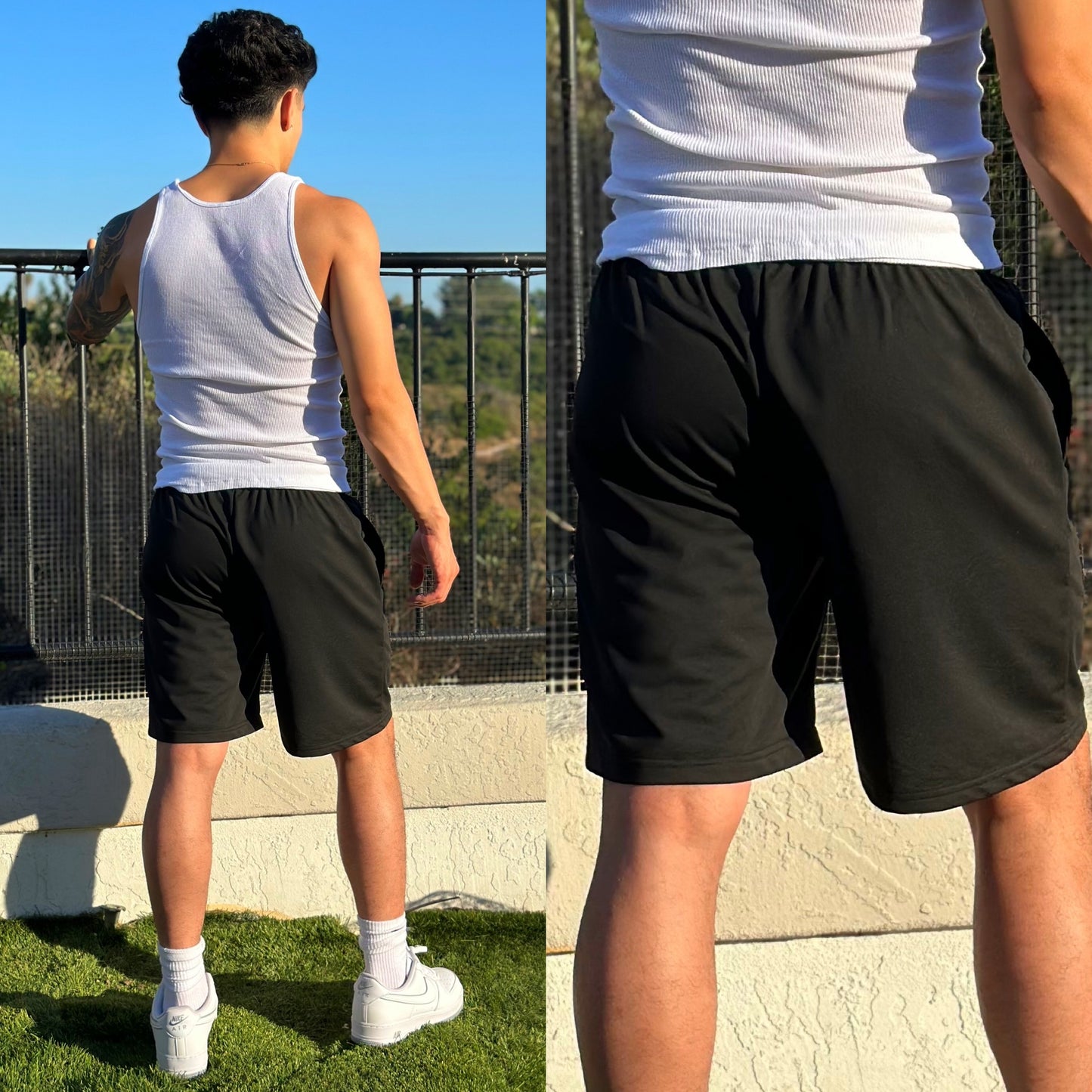 Black Grim Reaper Sweat Shorts π