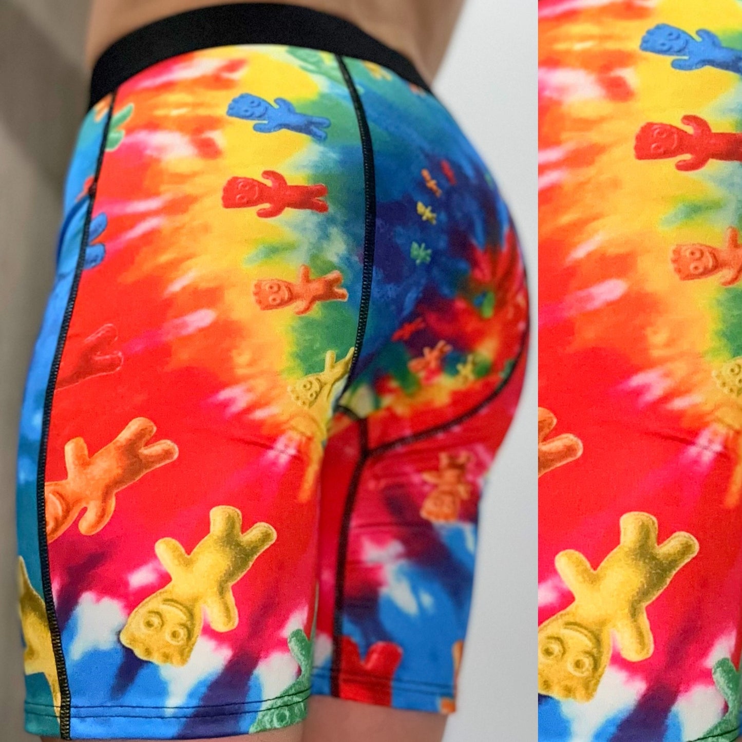 Tie Dye "Sour Then Sweet" Athletic Boxers ππ¬