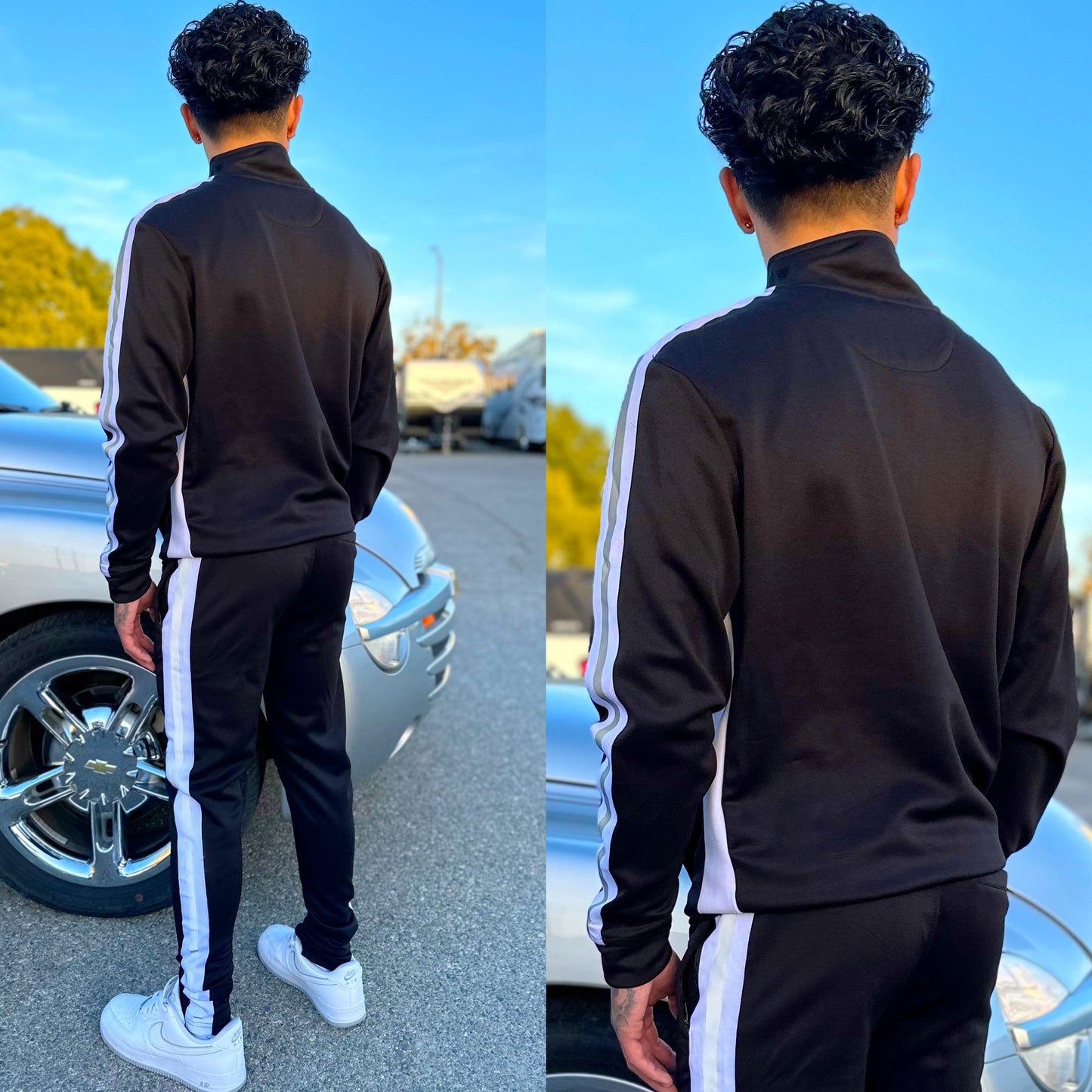 FINAL SALE Black Cali Racer Jacket