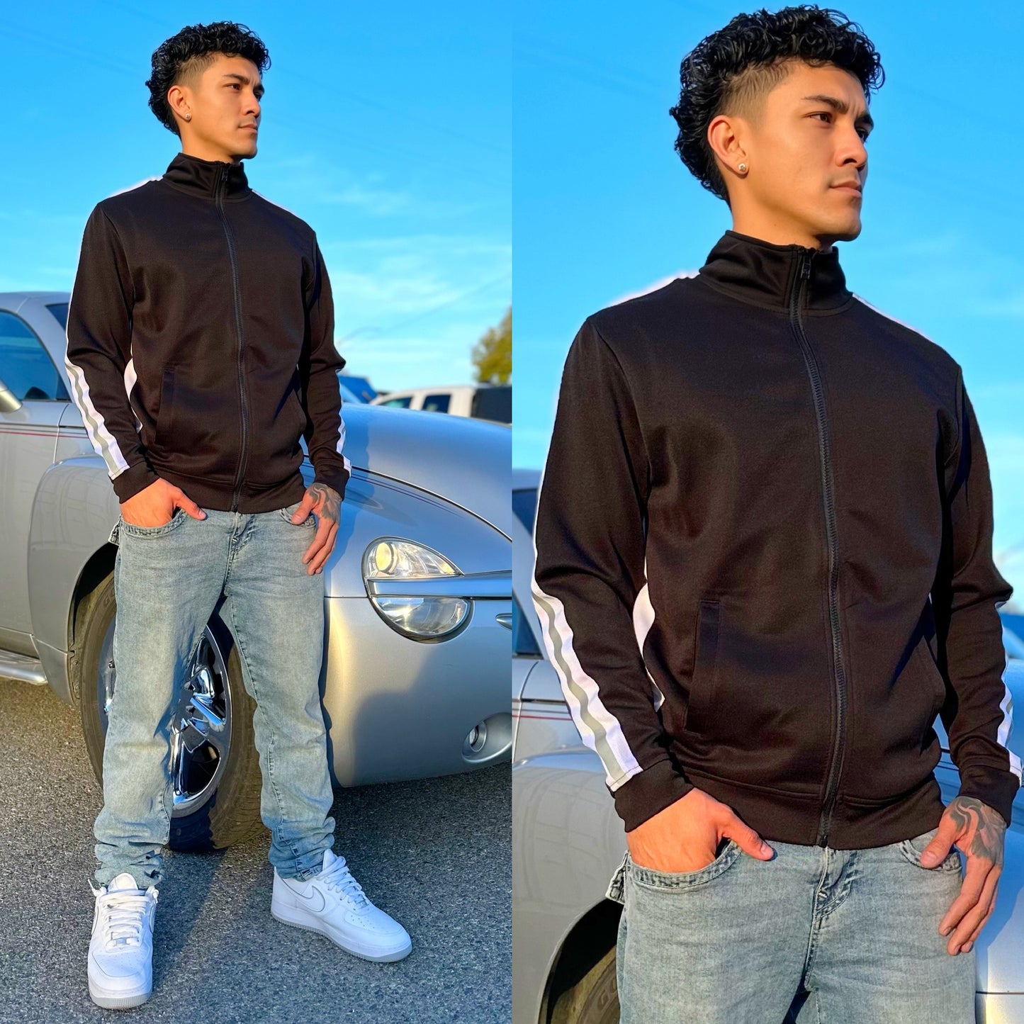 FINAL SALE Black Cali Racer Jacket