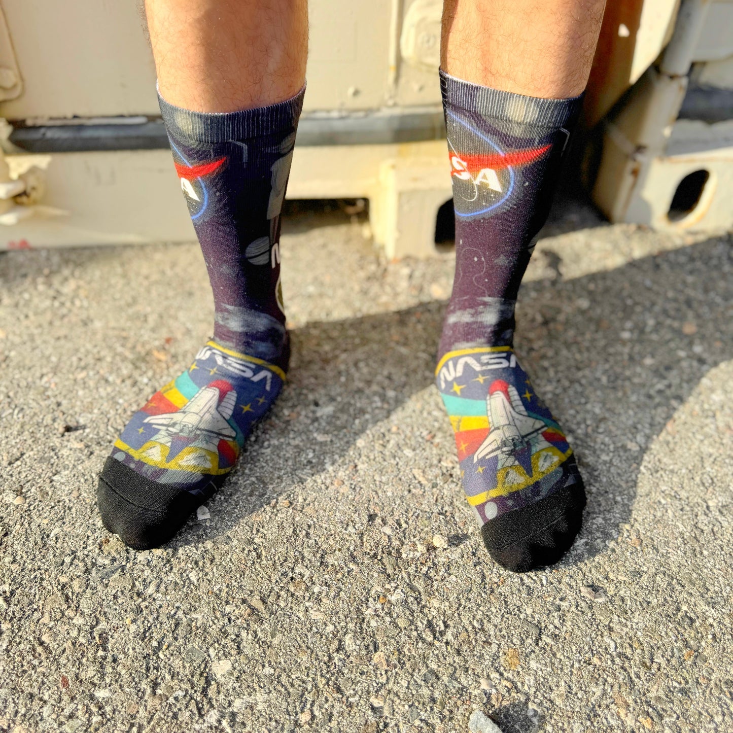 Cosmic Drip Compression Crew Socks, color