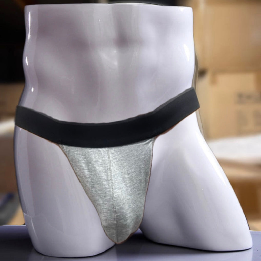 Gray and Black Jockstrap