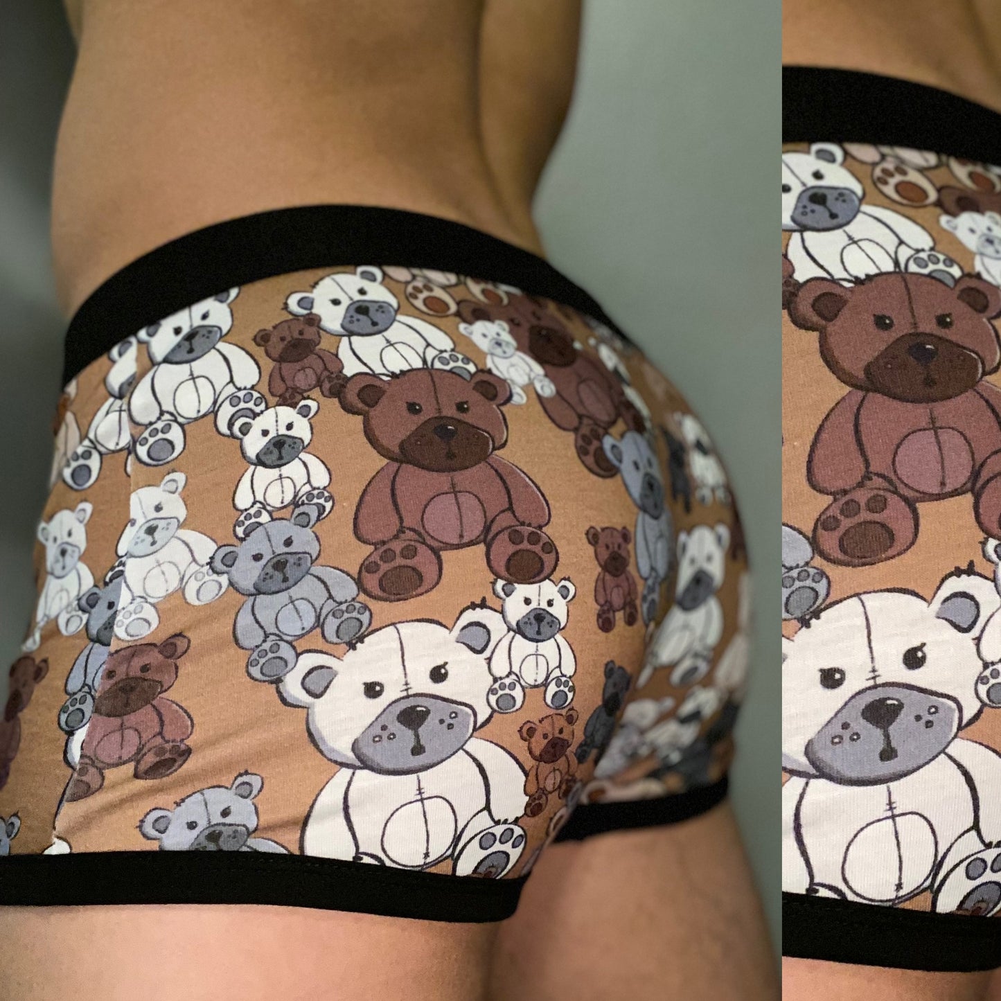 FINAL SALE Bruin Bear Brown Boxer Briefs π»π€
