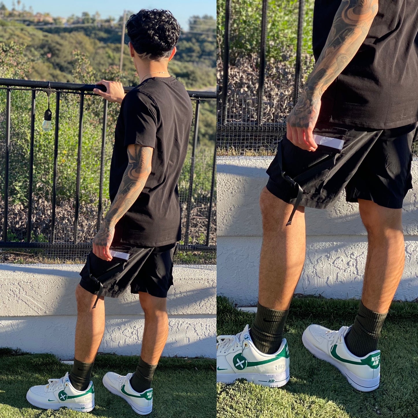 Black Cali Cargo Shorts π’ π€