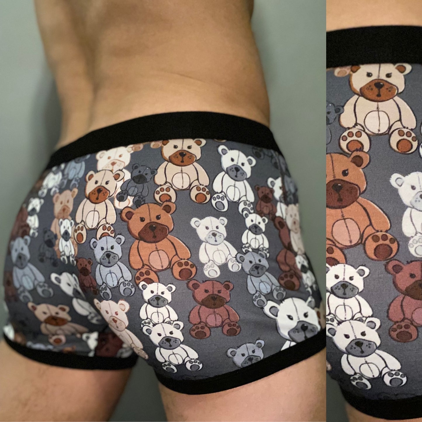 FINAL SALE Bruin Bear Grey Boxer Briefs 🧸