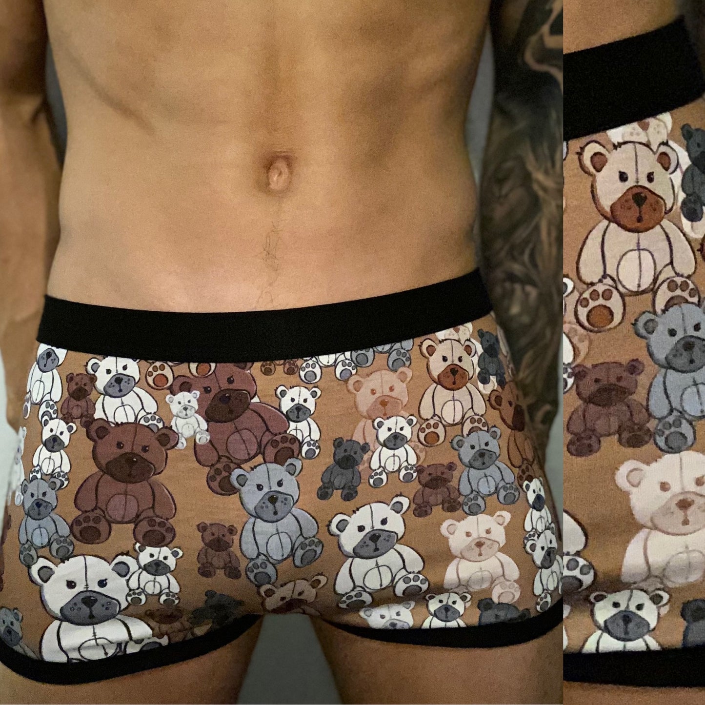 FINAL SALE Bruin Bear Brown Boxer Briefs π»π€
