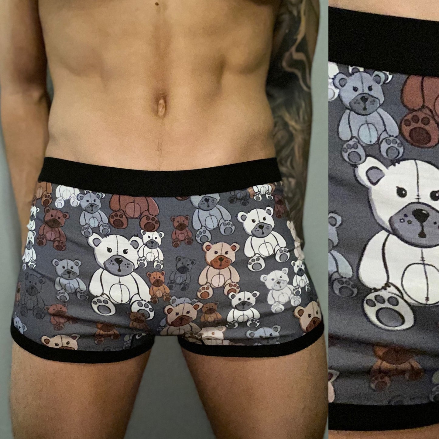 FINAL SALE Bruin Bear Grey Boxer Briefs 🧸