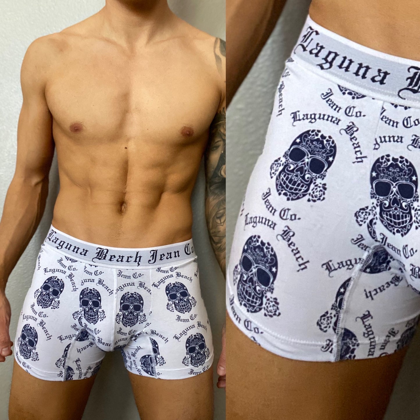FINAL SALE Laguna Beach Skull Boxer Briefs π