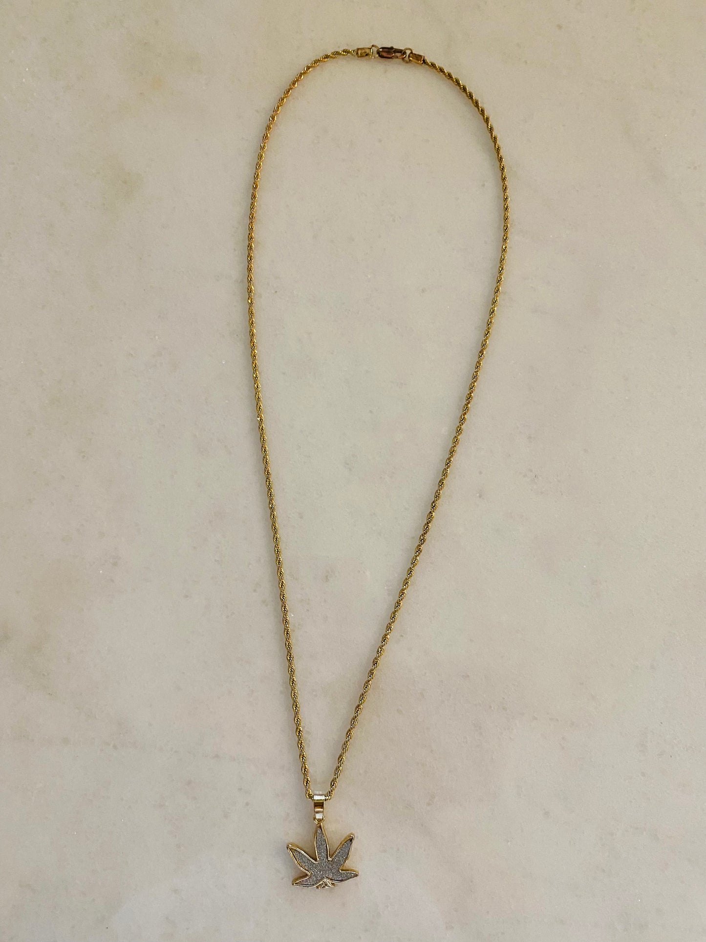 Golden High Flower πΆβπ«οΈ Necklace, Tristan's Ice π§