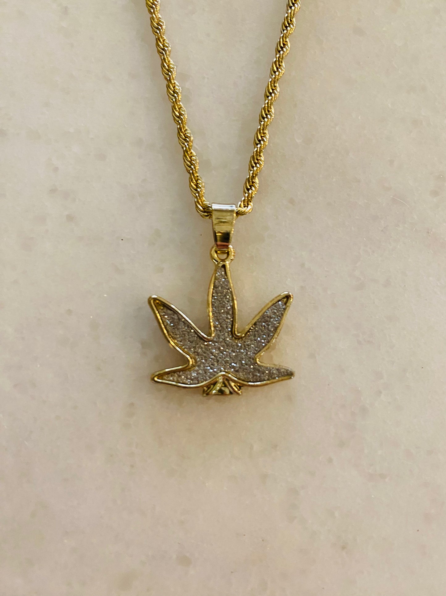 Golden High Flower πΆβπ«οΈ Necklace, Tristan's Ice π§