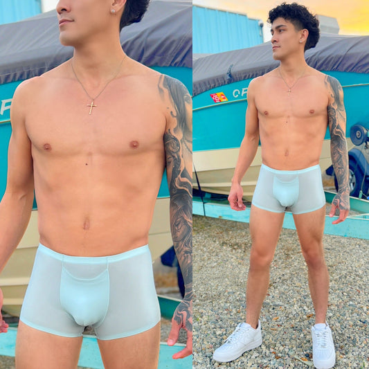 Sailor Boy Aquamarine Boxer Briefs, front side