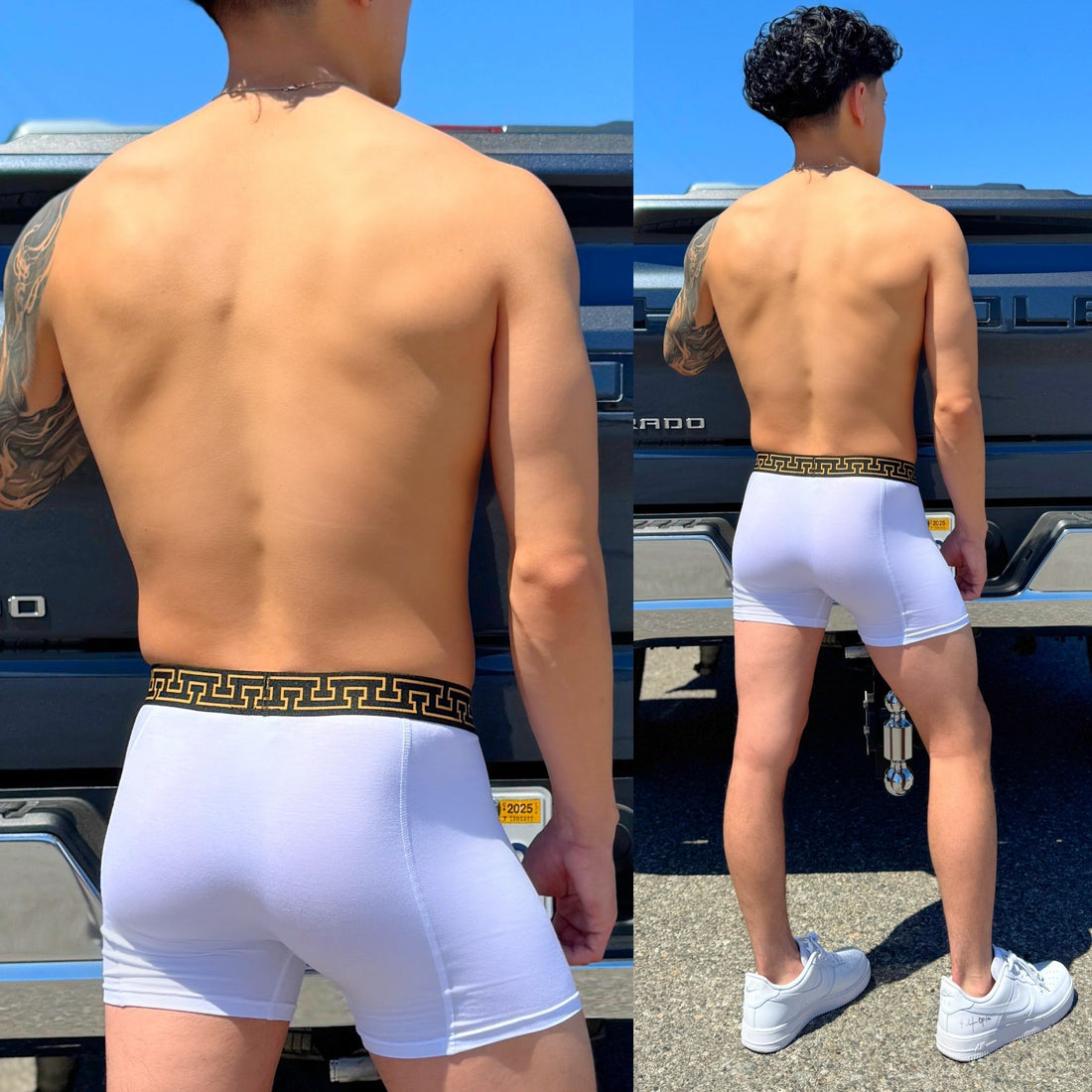 White Greco Boxer Briefs