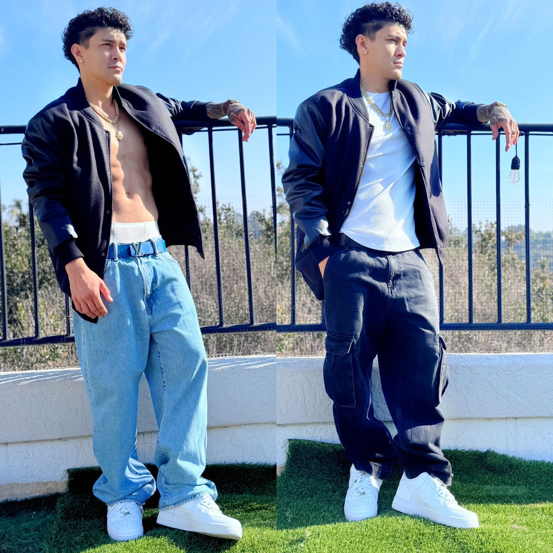 Black Varsity Letterman Jacket