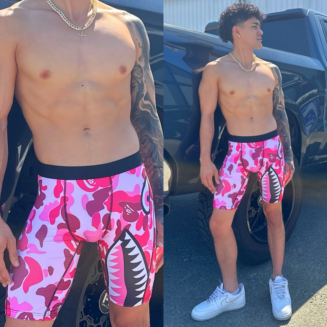 Pink Camo Boxers 