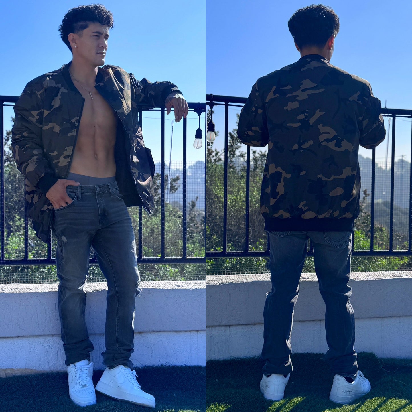 Cali Camo Bomber Jacket