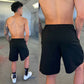 Black Neon Teddy Bear Sweatshorts, Back Side