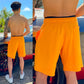 Orange Monopoly Sweatshorts