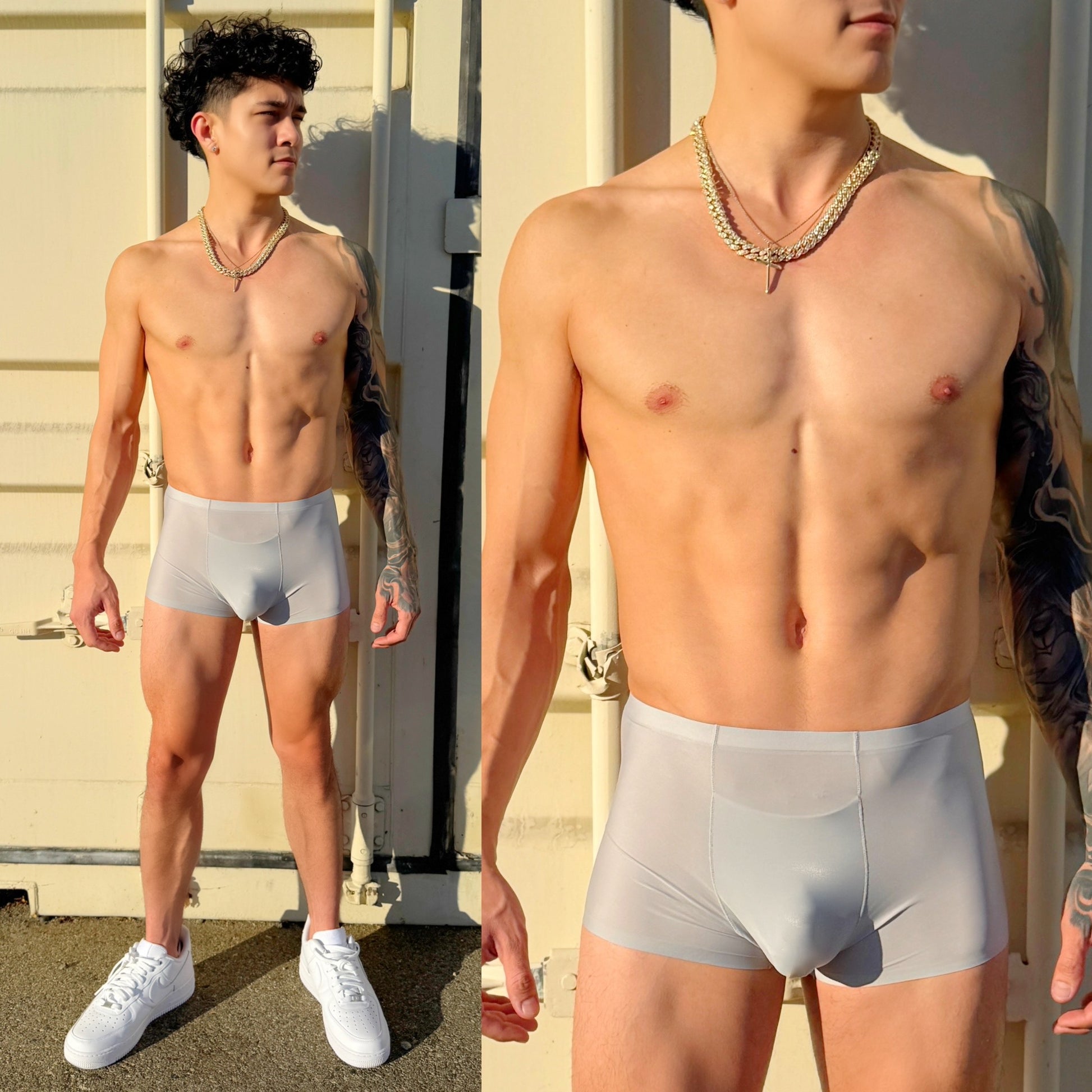 Platinum Boxer Briefs, color