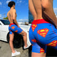 Red & Blue Superman Boxers, Back Side