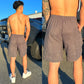 Urban Ash Grey Corduroy Shorts, Back Side