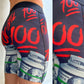 "Keep It 100" Dollar Bill Emoji Boxers, Back Side Detail