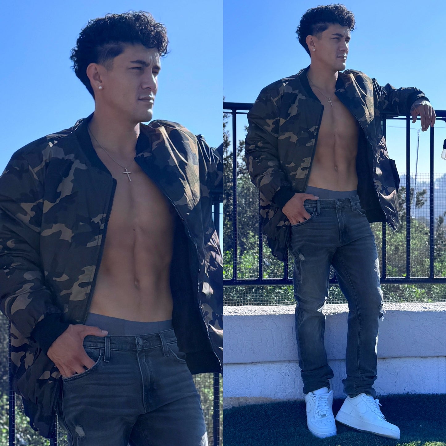 Cali Camo Bomber Jacket