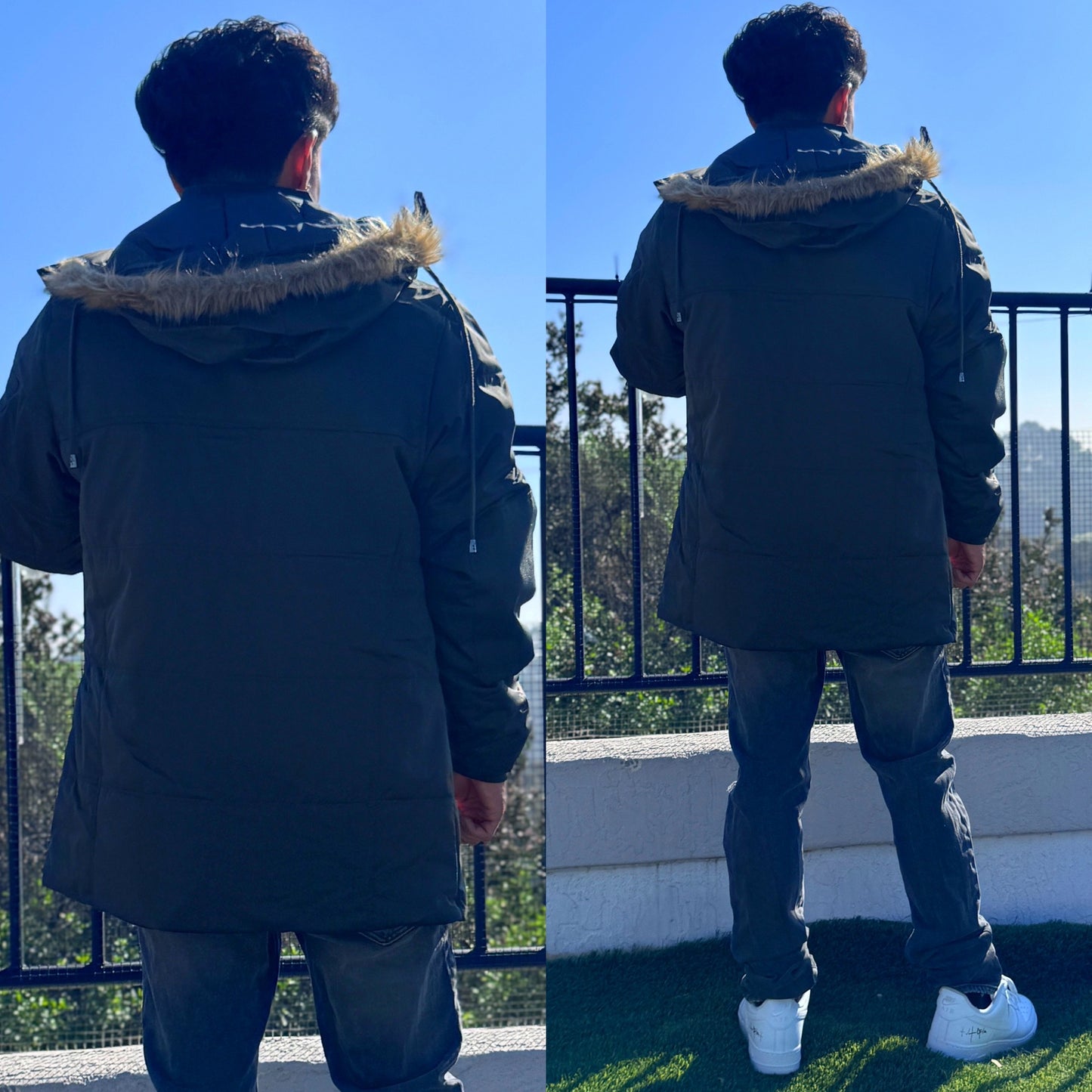 Cold Cali Gray Parka Jacket MADE IN THE USA 🇺🇸