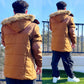 Chocolate Milk Winter Parka Jacket, backside color