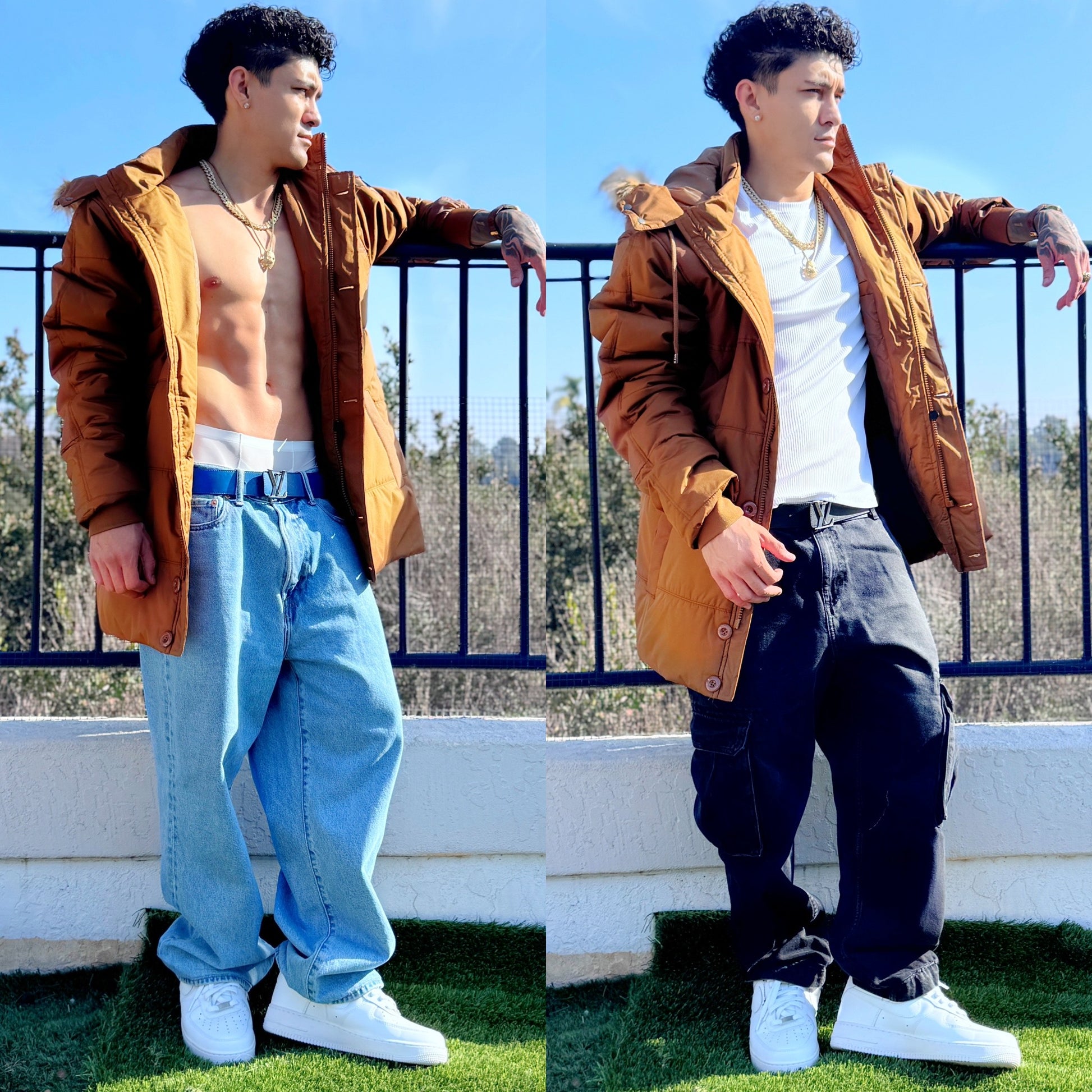 Chocolate Milk Winter Parka Jacket, front side