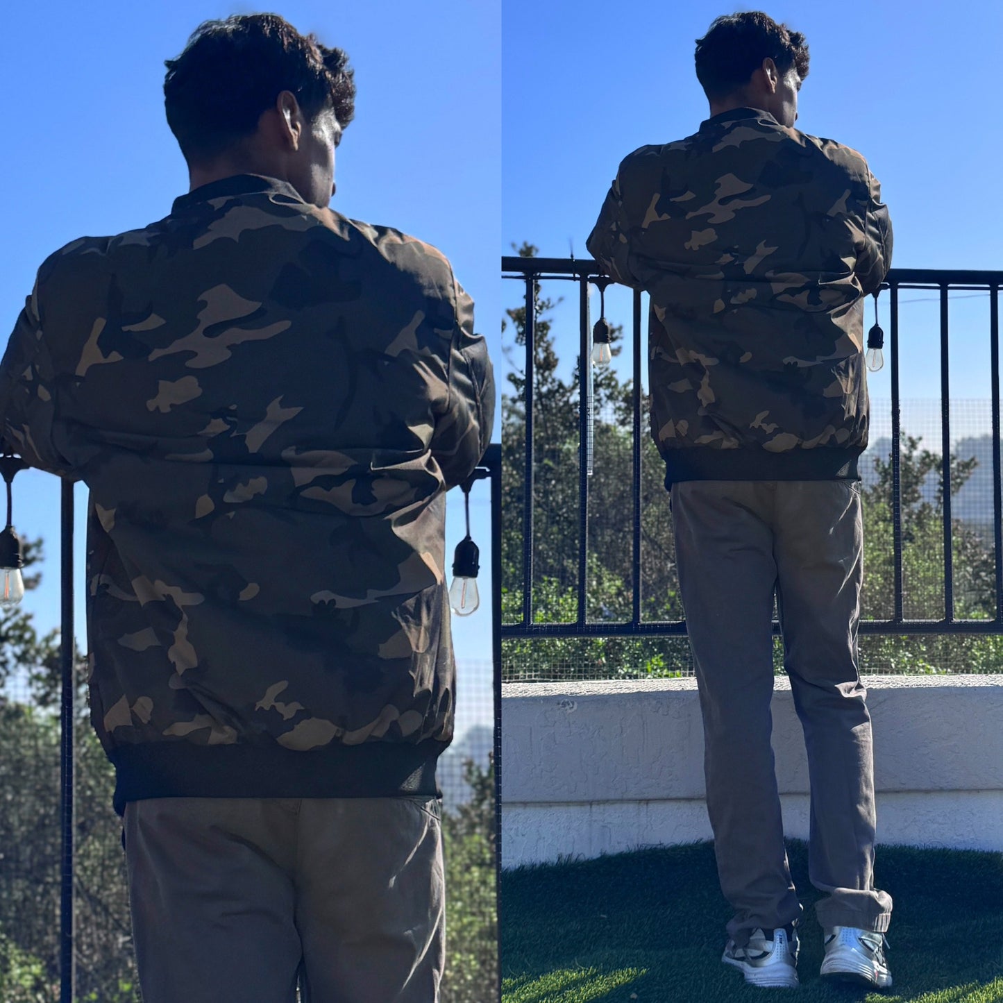 Cali Camo Bomber Jacket