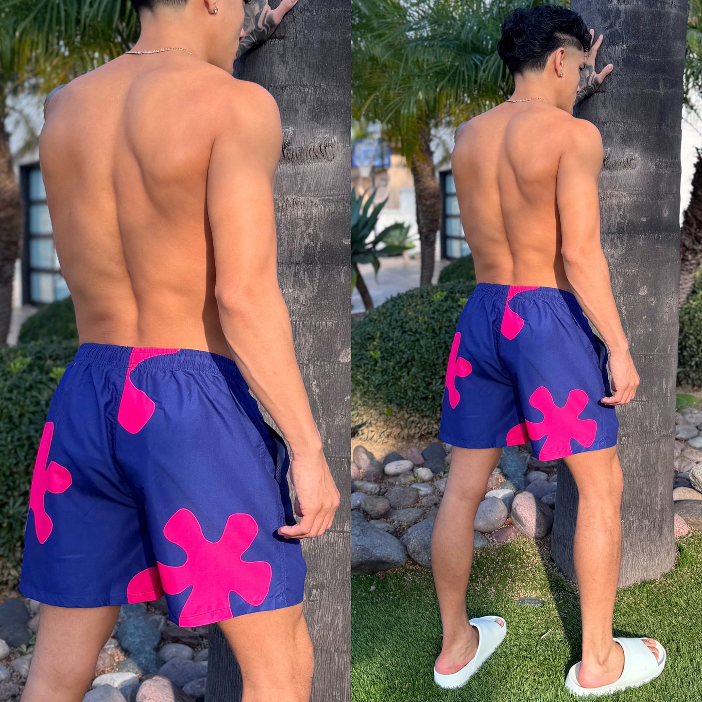 Shorts de baloncesto negros casuales de la costa oeste